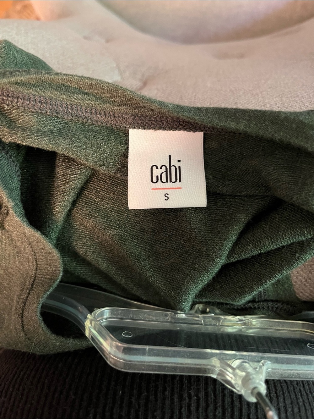 Cabi 5372 loden Green Knit Jumpsuit Small - Picture 6 of 6